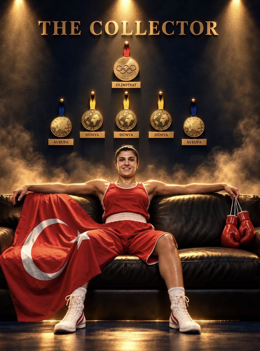 postmbjk's tweet photo. — Milli boksörümüz Busenaz Sürmeneli, Avrupa şampiyonu oldu! 🇹🇷 https://t.co/dLy7WJR5AB