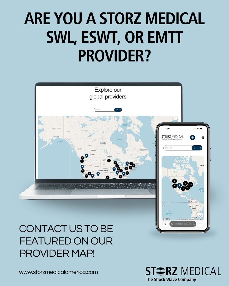 storz_inc's tweet photo. Calling all STORZ MEDICAL America ESWT, EMTT, and SWL providers! π£
https://t.co/y4gxpDhdJF
#STORZMEDICALAmerica #STORZMEDICALAG #ShockWave #ESWT #SWL #EMTT #MODULITH #MAGNETOLITHUltra #DUOLITHUltra #MASTERPULSUltra #RSW100 https://t.co/vv0QpaiApt