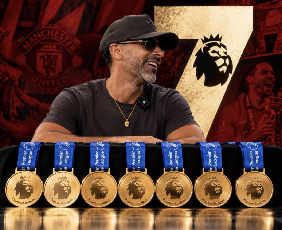 kissexclusive1's tweet photo. Rio Ferdinand: "Another premier league medal to be added to the cabinet 00" https://t.co/t99vNB5zOy