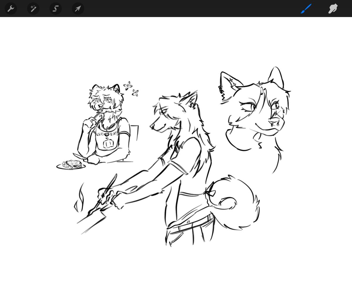 fadedfor3st's tweet photo. sketches #furryartㅤㅤㅤ https://t.co/Lfq8qQ4LTO