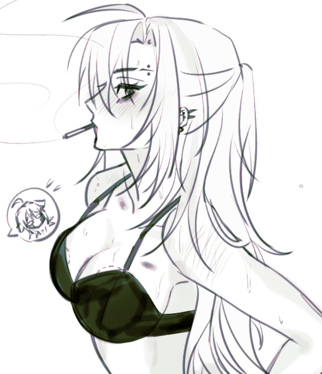 whitapocalypse's tweet photo. "draw girl whitty…" -> yes anon... i'll draw more in the morning im so eepy nyan.. https://t.co/MS3jMeT06r