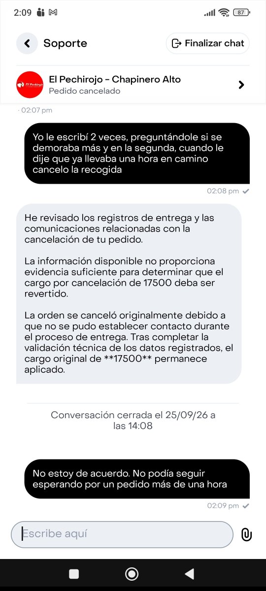 Anarodgzr's tweet photo. Definitivamente @RappiColombia son unos descarados. Esperando más de una hora por un repartidor mientras llegaba al restaurante. Tuve que cancelar el pedido pero no me reintregran la plata. Ladrones!!! @sicsuper https://t.co/q8731szkPB