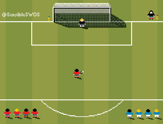 SensibleSWOS's tweet photo. Penalty Shoot-Out time.
Reds or Blues?
Left, Right or Panenka?
#SensibleSoccer #SWOS #retrogaming #retrogames #retro #GamersUnite #Gaming #football #calcio #penalty #90s #nostalgia #pens #commodore #amiga #snes #megadrive https://t.co/5QW3KMABxX