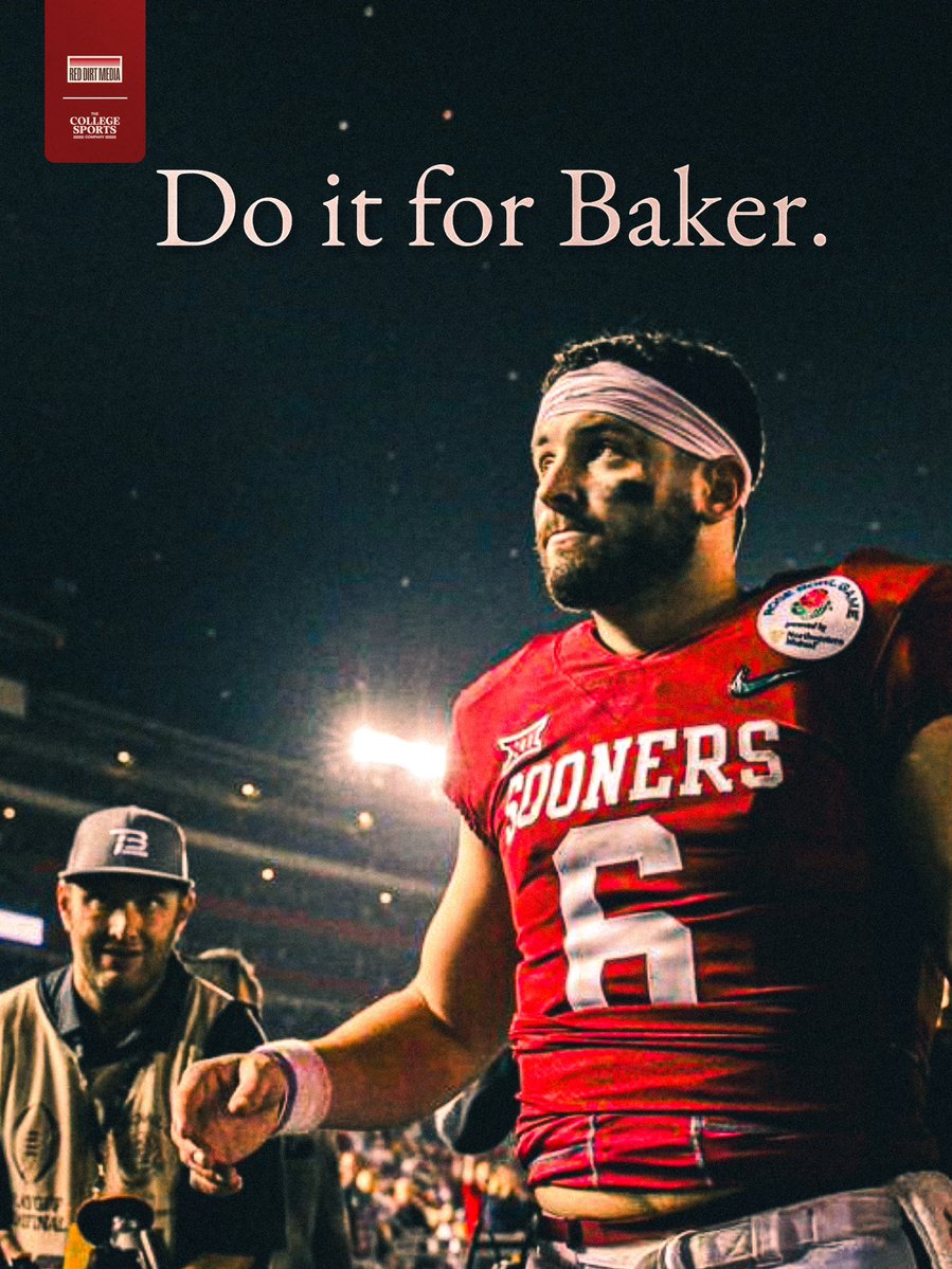 RedDirtMediaCo's tweet photo. What awaits us in Athens is going to be an unbelievably tough challenge. But remember WHO came before you. Remember what this program stands for. 

It’s time to etch your names into Sooner legend. Go into Athens and TAKE IT. Do it for yourself. Do it for the crimson and cream on your back. Do it for the interlocking OU on your helmet. Do it for everyone who came before you. Do it for Oklahoma. ⭕️🔴⚪️