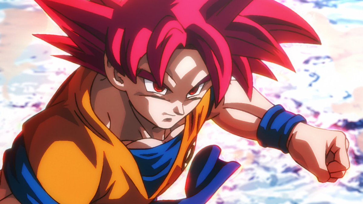 DB_Posts's tweet photo. Super Saiyan God Goku in Dragon Ball Super: Broly (2018) https://t.co/GU66ZvTjSH