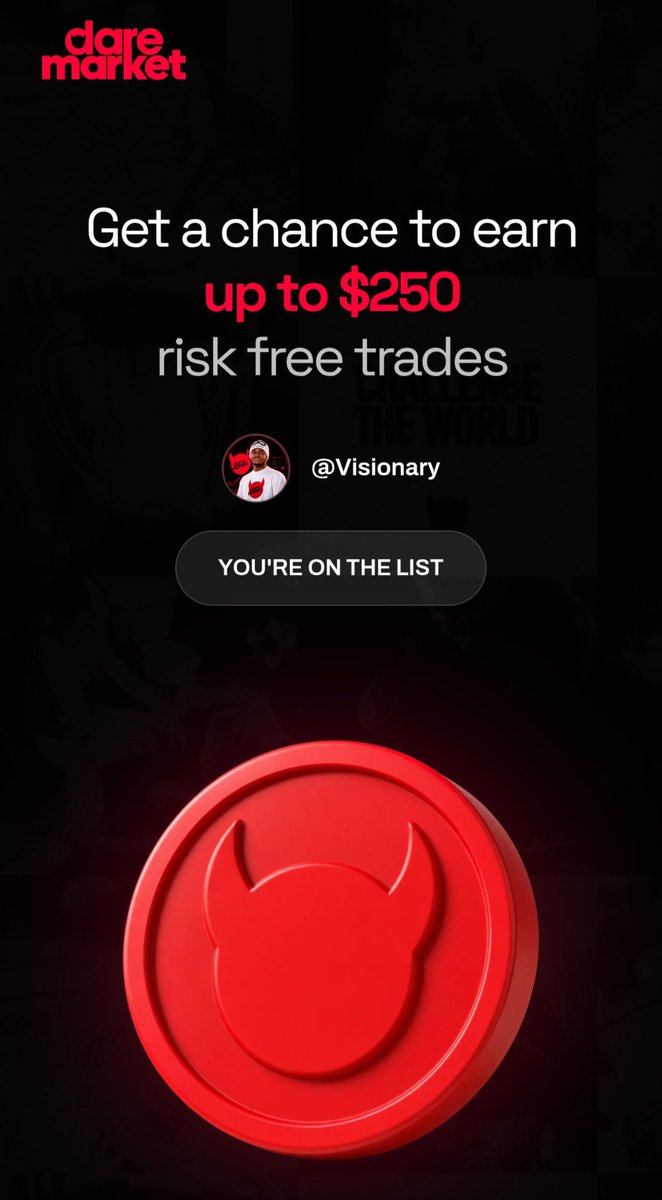 Visionaryextra's tweet photo. @daremarket LFG 🔥🔥🔥 https://t.co/ZWHz5Yye41