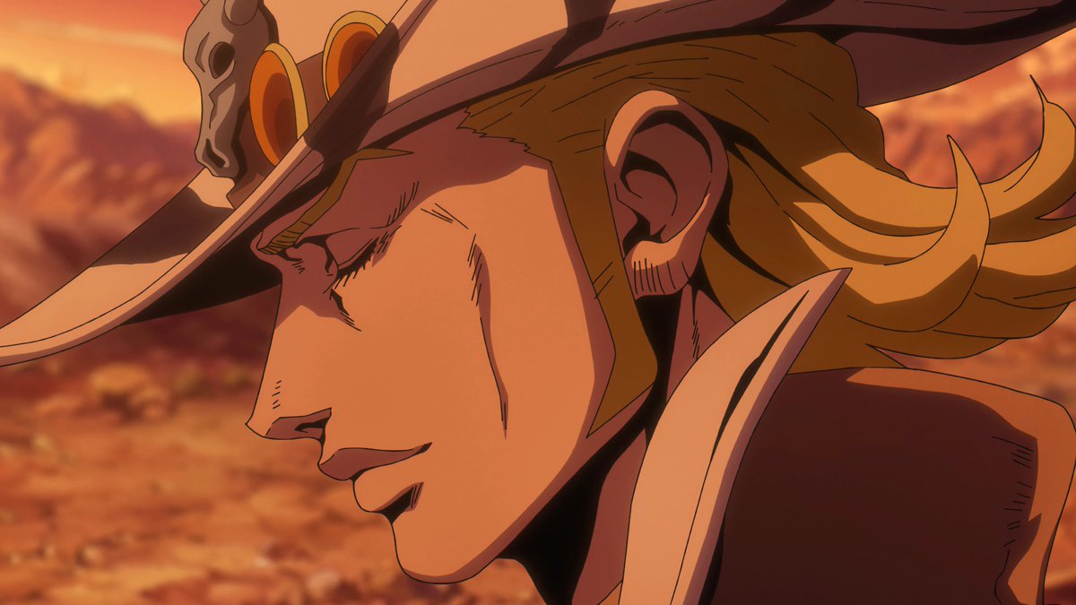 Saif_Viatrent's tweet photo. Finally watched steel ball run ep 2 so a review : 

I have a lot and a lot of complaints 

1. DON'T MAKE EPISODE THIS FUCKING GOOOD😭 I STARTED EP AND IT ENDED IN 2 MINS 

2. DON'T BELIEVE TWITTER 

and now to review

Lets go point by point , Pacing was a bit fast specially right at stage 2 start but didn't mind much , Direction was very very gooood which hard carried the ep , Storyboards were nice and good but okay ish it many points really manga accurate 

But ya Direction cleared all doubts , Main thing i loved was Holy AD work my god it looks so gooooodddddd everyone,  and also The comp , the BG everything is so fucking gooood mannnnnn Animation is sooo gooood it moves so well in ep 2 , 5 KA was a shock but ya it indeed was crazy holy my favorite shi got favorite stuffs i am loving every bit of it , The osts hard carried the ep too

I have rewatch trice already and it gets better every watch ya there was a reuse of animation but its common in animation most of animes does it so I don't mind as long as it looks goood
goood

My hopes fot upcoming eps are really high too , this ep exceed my expectation tbh feels like GW because i went in with SO level of hopes  and I am loving the story the most the ways it plays out Screenplay was very nice even though many things were cut but ya it was good

Also lets talk about ending when i saw it , its bad real bad but i don't mind it much tbh i can bear through 1 min 30 second visuals are really great but the things JOJOs has best endings ever so its really a worst let down and mood killer i hope it fixes soon and we get a change after ep 12 

Overall 8.8/10 , Amazing ep