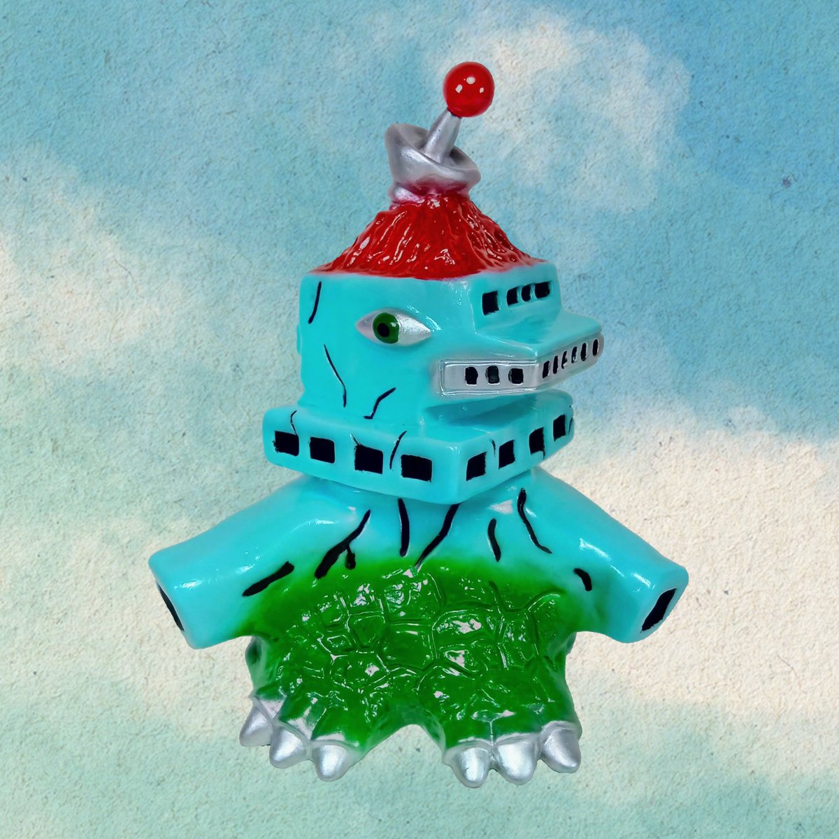 Spiralclub's tweet photo. 『SOLAR SPIRAL』シリーズ
気象台怪獣ガラッカ「晴天」は

明日開催の「スーフェス」にて販売開始いたします
🔄️の程、よろしくお願いいたします👏🏿🍥

9/27、10:15～16:00、科学技術館(東京)、№ : F19

#スーフェス #スーパーフェスティバル #superfestival https://t.co/YasNF2NJ6r