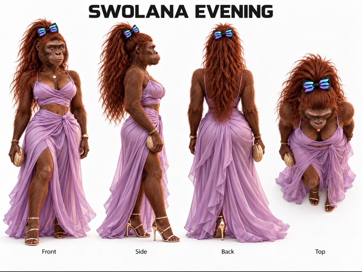 Swolana__'s tweet photo. OOH OOH 🦍💜
DAY 3 — OUTFIT 03: EVENING

From the hotel to the night.
Use it. Remix it. Dress her your way.
@solana https://t.co/mx0reTP9n9