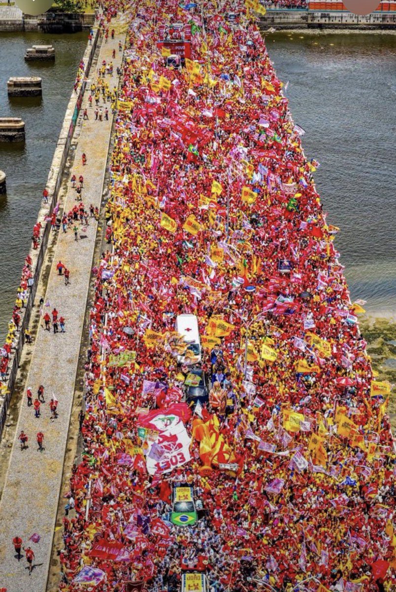 pesquisas_elige's tweet photo. 🚨URGENTE: Manifestação realizada hoje pelo Presidente @LulaOficial (PT) é o maior evento político (em número de participantes) da história da cidade do Recife (PE) !🇧🇷👍😭 https://t.co/DpyotuFerN