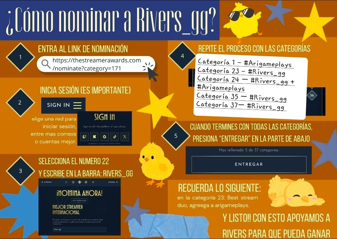 ibarra_grace's tweet photo. Pollos tenemos chamba!! 🐥👷🏼‍♀️
Siempre andamos armando argüende y para lo importante nada! 

Ya @anyx_gg nos hizo el favor de darnos todo bien explicado ahora nos toca a nosotros darle con todo¡A votar y a nominar! 

https://t.co/rHWstJX8Ip
https://t.co/xbA5QaZTbR

Más inf con Any! https://t.co/mnrasK2Zqj