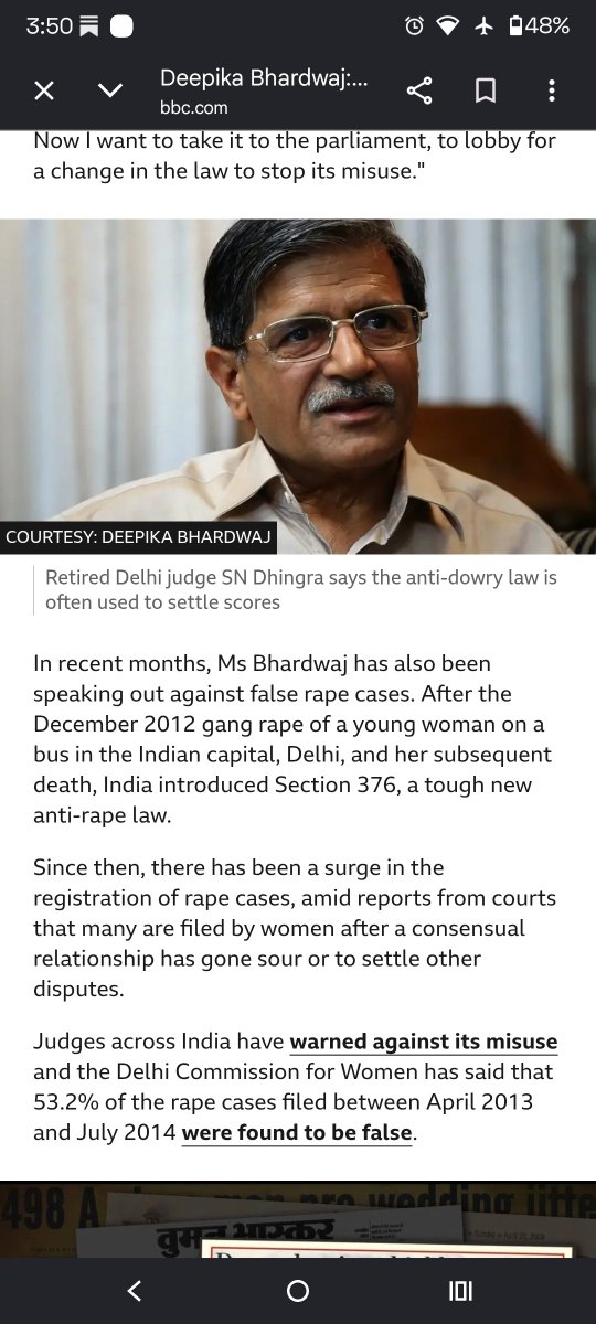 Kong33isking's tweet photo. @Soumya7440 @the_psyche_lab From 2013-14 53.2% of rape cases filed against men were false. In 2023 74% of them were false. I can give you a lot of where women Victim themselves unessarily even after Beti bachao Beti padho Yojana and having job. https://t.co/ombYDTi9bW