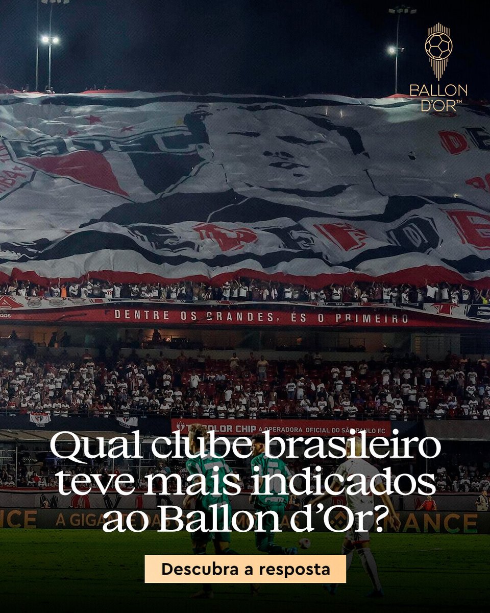 ballondor's tweet photo. Qual clube brasileiro teve mais indicados ao Ballon d’Or? 🤔🇧🇷

Confira o ranking completo dos 12 maiores clubes do país ➡️ https://t.co/5xVVWlTjJc

#ballondor https://t.co/uyX4r0LBhn