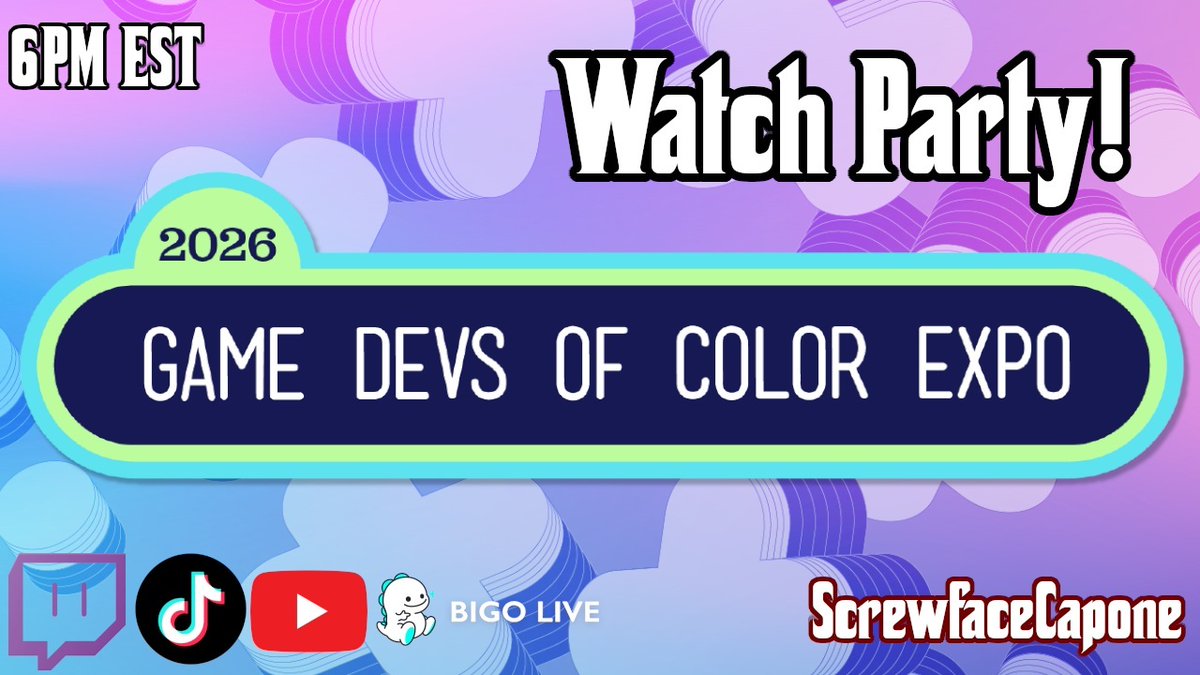 screwfacecapone's tweet photo. New video up, check out my first impressions for the Accolade Sports collection. Also, later this evening I will be livestreaming the Game Developers of Color Expo at 6pm EST on youtube, tiktok, twitch, and Bigo. Hope to see you there! #gaming #gdoc2026 #gdoc #indiegaming https://t.co/aFmyKi1Ek8