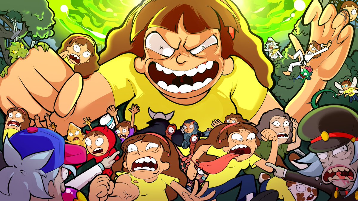 pocketmindy's tweet photo. Why does my Pocket Mortys look like this bruh https://t.co/HnlIQLA7ip