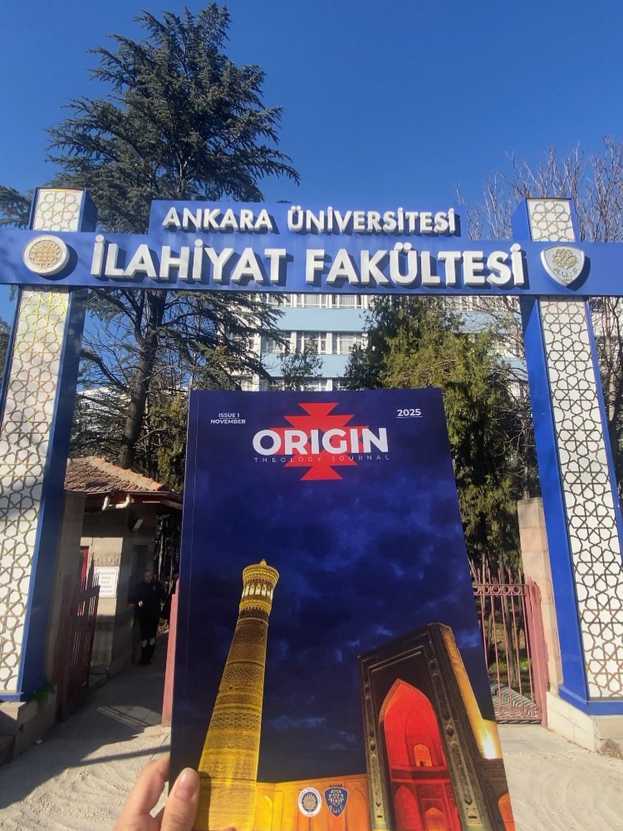 AnkaraUni_en's tweet photo. The Faculty of Divinity at Ankara University has officially launched Origin, a new student journal!
You can access the journal through this link: https://t.co/tWWfeKXGSw
#AnkaraUniversity #FacultyofDivinity #OriginJournal #AcademicJournal #StudentJournal
@necdetunuvar https://t.co/T9NqNlkqus