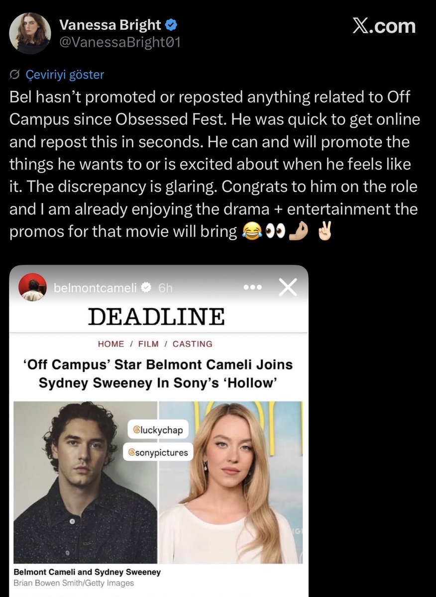 _marguee_'s tweet photo. Off campus sonrası ilk film projesi tabii ki paylaşıcak hayırdır bi şeyi paylaşıp paylaşmadığı zaman sizden izin mi almalı? Belmont röportajını yüzü olduğu markayı da paylaşmamıştı paşa gönlü şimdi paylaşmak istedi paylaştı bu da sizi zerre ilgilendirmiyor https://t.co/eYObVZ6Y2w