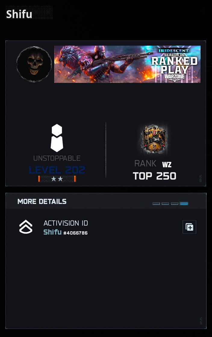 AntiDMA's tweet photo. Please review Shifu#4066786 for boosting in Ranked. The earlier post includes the reported activity and footage. Please investigate and take appropriate action if a violation is confirmed.

@CallofDutyCM @CallofDuty @Treyarch @RavenSoftware @Parasite #TeamRICOCHET 🔨 https://t.co/FoE1dwNepU