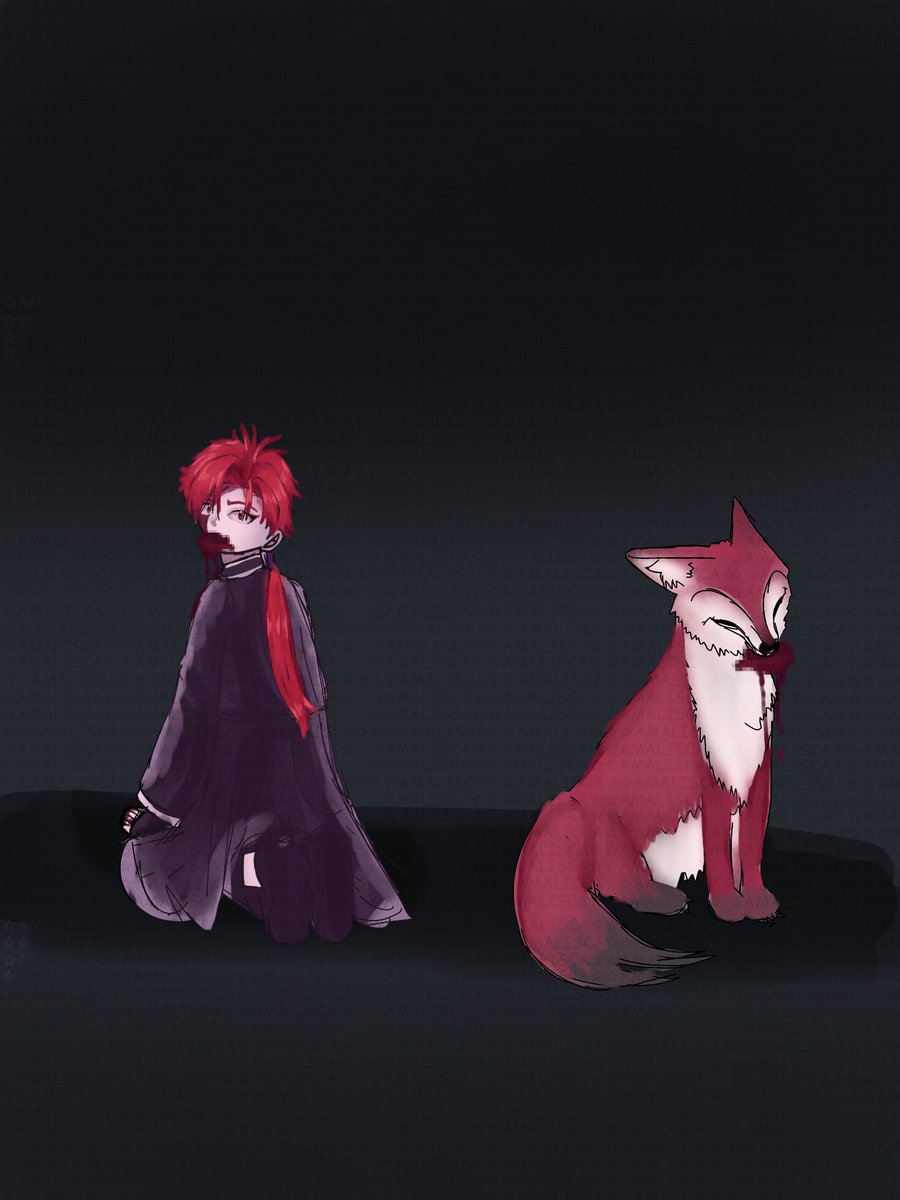 AmaliscaR's tweet photo. Carnivour animal, I am a cannibal
🐺🥩 •••
Something something... some younger #Vein #linkclick fanart https://t.co/7z2GD5agMp