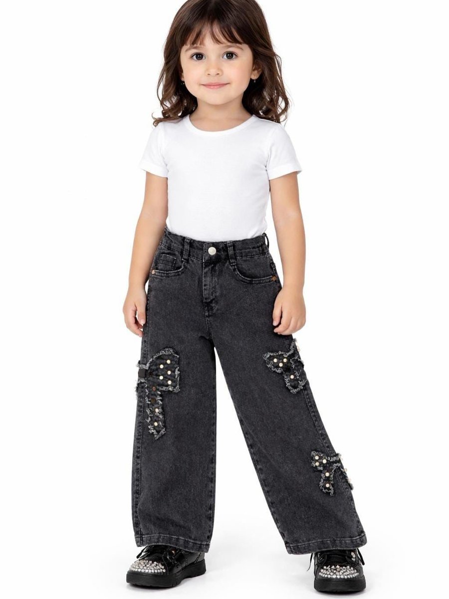 Bimaryasma's tweet photo. Patch it up! Wide-leg jeans for stylish girls. Trendy patches and a comfy fit make them a must-have. Sizes 6–16 years. Order via DM or WhatsApp 78 868 280. https://t.co/zXLaokfLjm