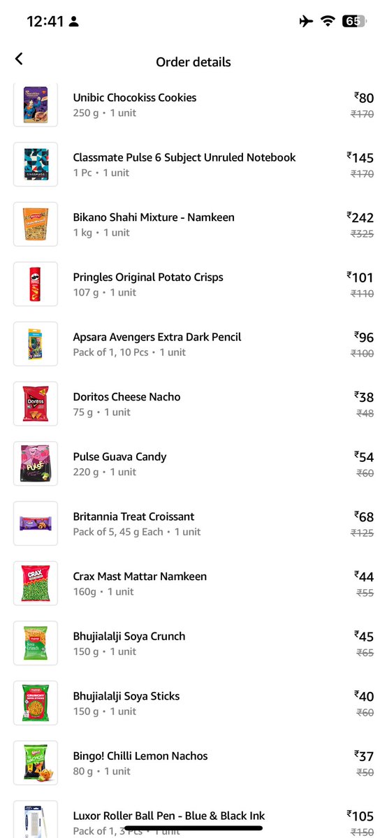desertmist's tweet photo. @amazonnow @amazonIN Amazon Now store is regularly cheating customers. Paid for Unibic chocolate Cookies received kellogs cereal. And paid for Bingos 37₹ Nachos received 20₹ Bingos Chips. This is disappointing and unacceptable. No option to speak to customer care !!! https://t.co/5DNhHFLS2k