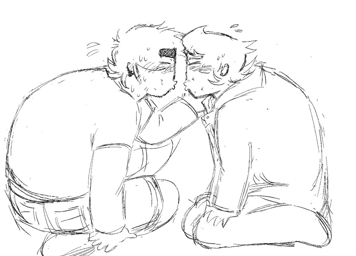 sleepysn00zee's tweet photo. Secret smooching session “to practice for when they both get  girls” #paultord https://t.co/U9x4UsLvu3
