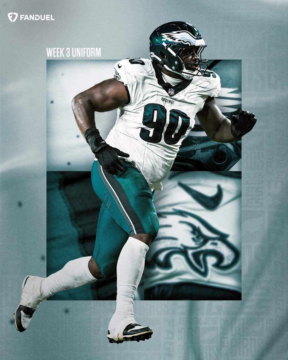 Eagles's tweet photo. White on green for MNF

@FanDuel | #FlyEaglesFly https://t.co/iCTMW0S3w7