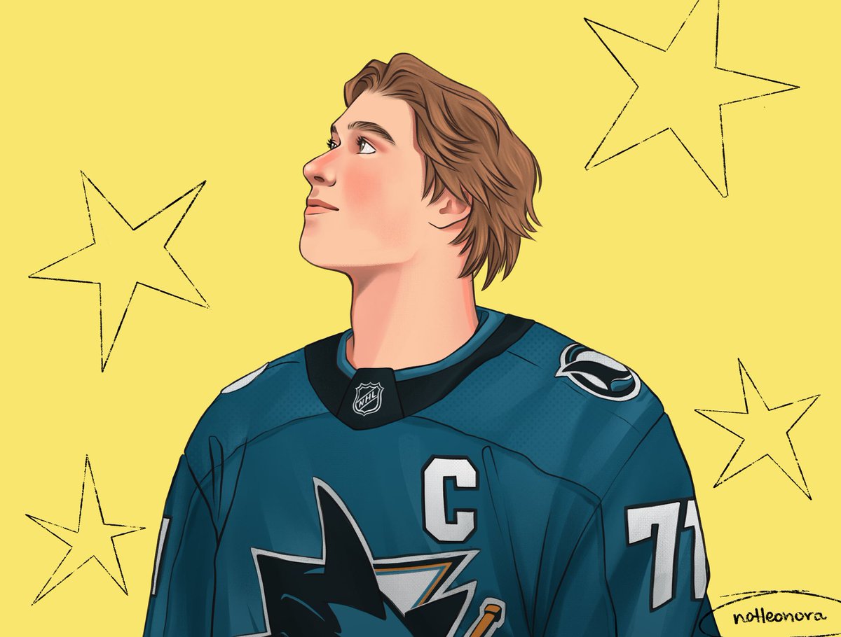 notleonora_'s tweet photo. Captain Celebrini | #TurnItAllTeal https://t.co/gjVTbCnIAg