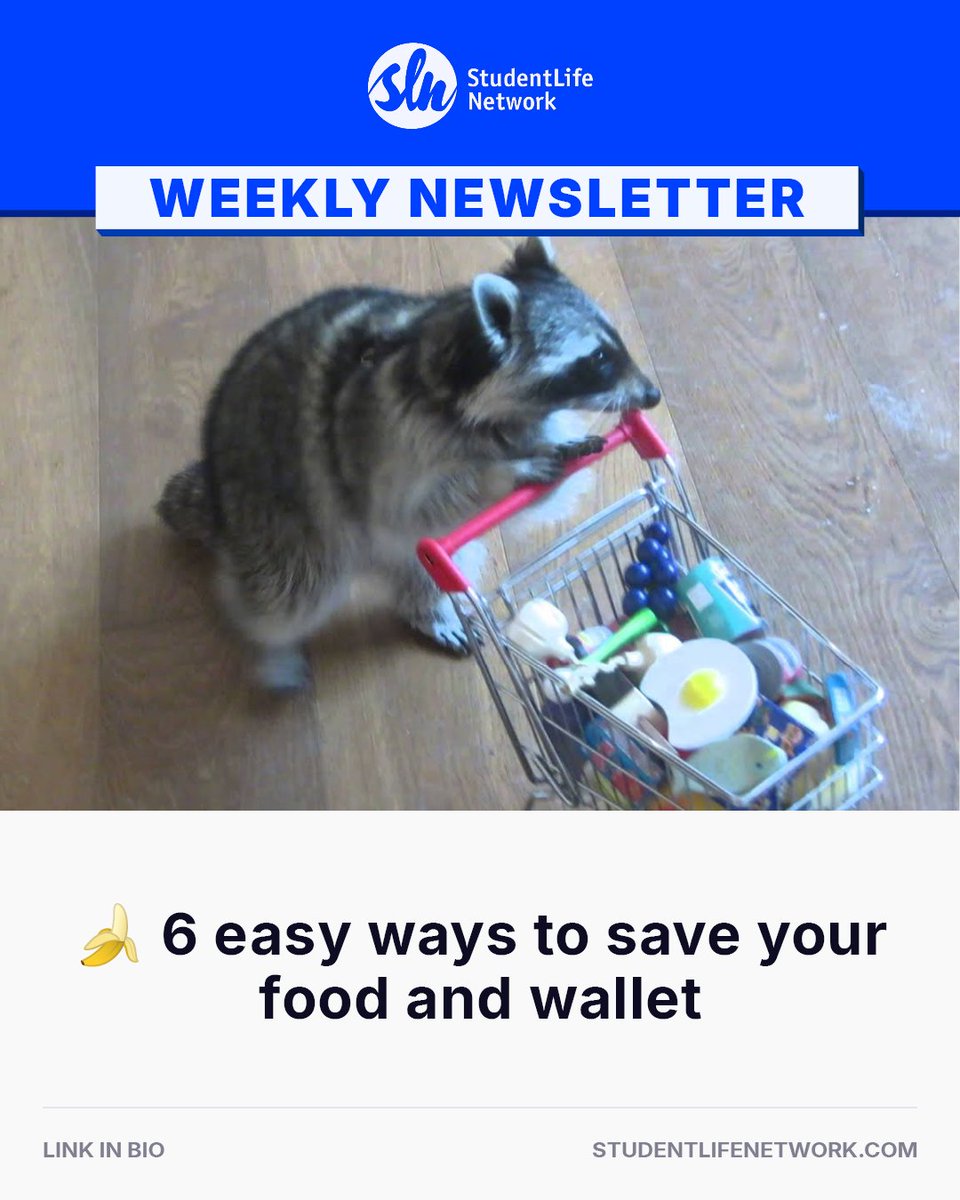 StudentLifeNet's tweet photo. September 29 is International Day of Awareness of Food Loss and Waste! Consider this your annual reminder to finally deal with those fuzzy strawberries hiding at the back of your fridge. And by “deal with,” we mean THROW THEM OUT. 🍓 
Newsletter: https://t.co/7YQgdBYb73 https://t.co/0i2N8EGWPr