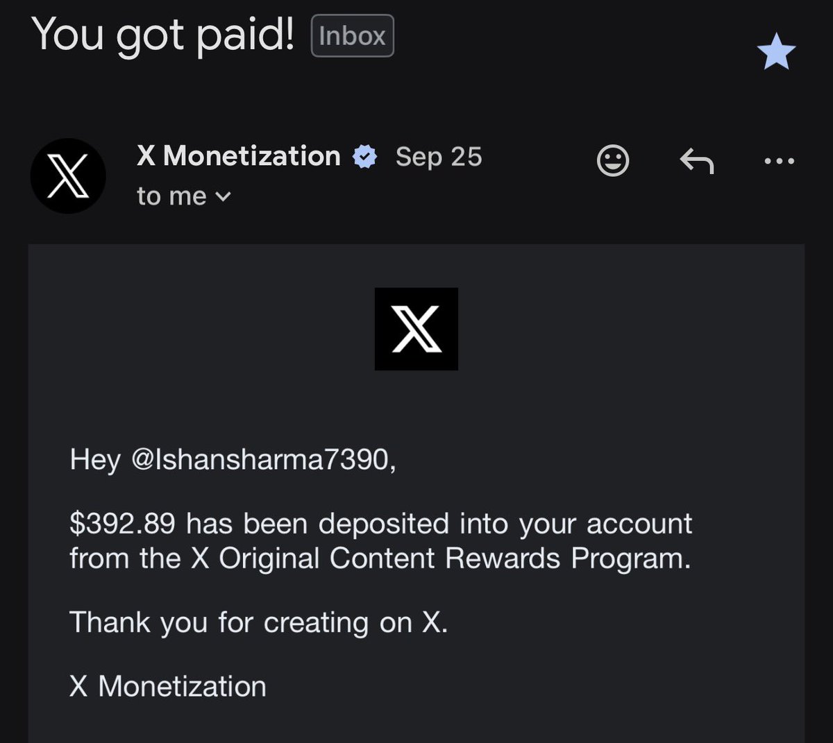 Ishansharma7390's tweet photo. internet money is crazy https://t.co/9ArWKotTQi