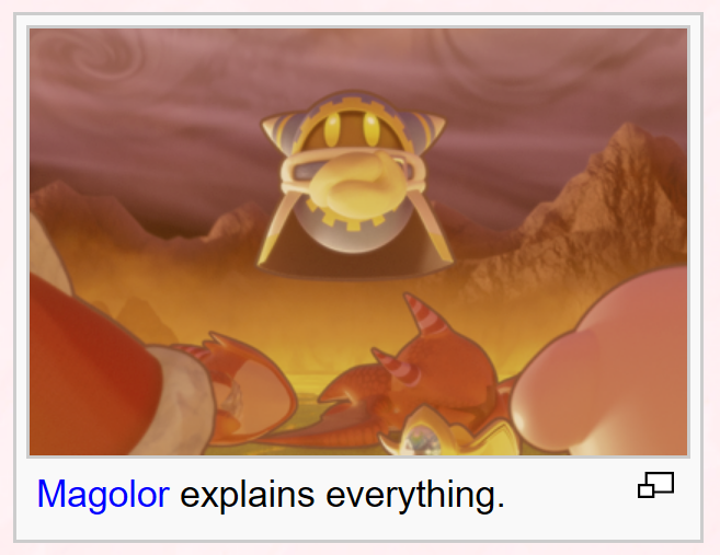 DepthsOfWiKirby's tweet photo. Magolor explains everything. https://t.co/aHvqQPJmMr
