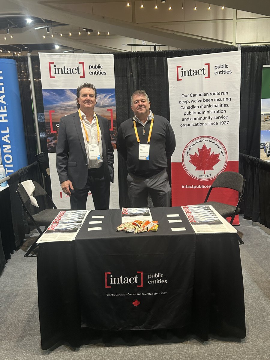 IntactPE's tweet photo. Wrapping up another great Alberta Municipalities Convention &amp; Trade Show.

It was a pleasure connecting with municipal leaders from across Alberta, hearing about the priorities shaping communities, and sharing insights on risk management and resilience.

#ABmunis https://t.co/vnEBcGujxw