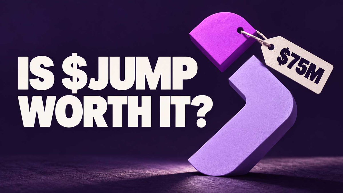 Crypto_Pranjal's tweet photo. " $JUMP sale at $75M… could it really list at $400M? "

I’m joining this one. I’ve used @jumperapp for a while, and the sale price looks interesting when you look at its users and what’s coming next.

Here’s why I’m bullish, and what I actually expect at listing 🧵 https://t.co/YaLc2dUeel