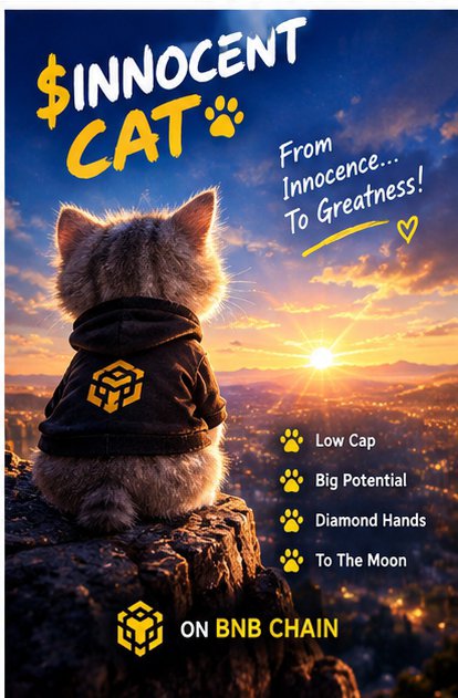 Innocentcat224's tweet photo. 🐱✨ INNOCENT BY NAME. UNFORGETTABLE BY NATURE.

$INNOCENT CAT is here with pure vibes, a growing community, and a story just getting started. 🐾🔥

No drama. No pretending. Just an innocent cat making its mark. 😺💎

Keep your eyes on $INNOCENT CAT. 👀🐱

#INNOCENTCAT #CAT #Meme https://t.co/NYUFJJmBvu