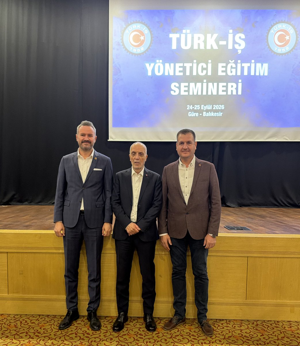 TesBalkesir's tweet photo. TÜRK-İŞ Genel Başkanımız Ergün ATALAY ve Yönetim Kurulu tarafından düzenlenen, TÜRK-İŞ Genel Başkan Yardımcısı ve TES-İŞ Genel Başkanımız İrfan KABALOĞLU’nun da katılımıyla gerçekleştirilen TÜRK-İŞ Yönetici Eğitim Semineri’ne, TES-İŞ Balıkesir Şube olarak katılım sağladık. https://t.co/A79ueSBnmK