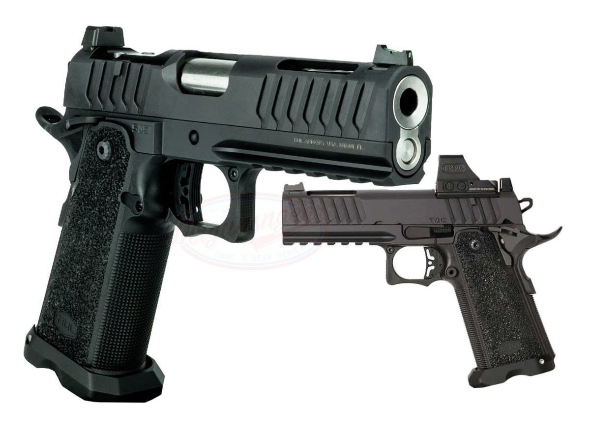 Mrgunsngear's tweet photo. BUL Armory 20+1 optics ready SAS 2 TAC double stack 1911 with 4.25'' bull barrel and 4x magazines for $2,250 shipped currently here: https://t.co/bgTuHnhodM

In stock as of this post 🚬 https://t.co/16MqAjvMde