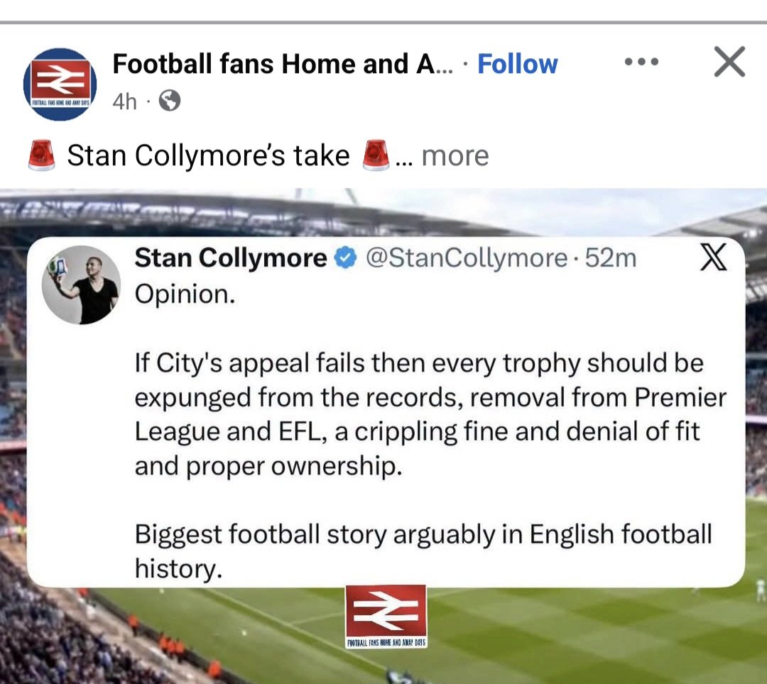 NZTerrier's tweet photo. @BBCSport Every football fan's thoughts https://t.co/c2fwzkulHa