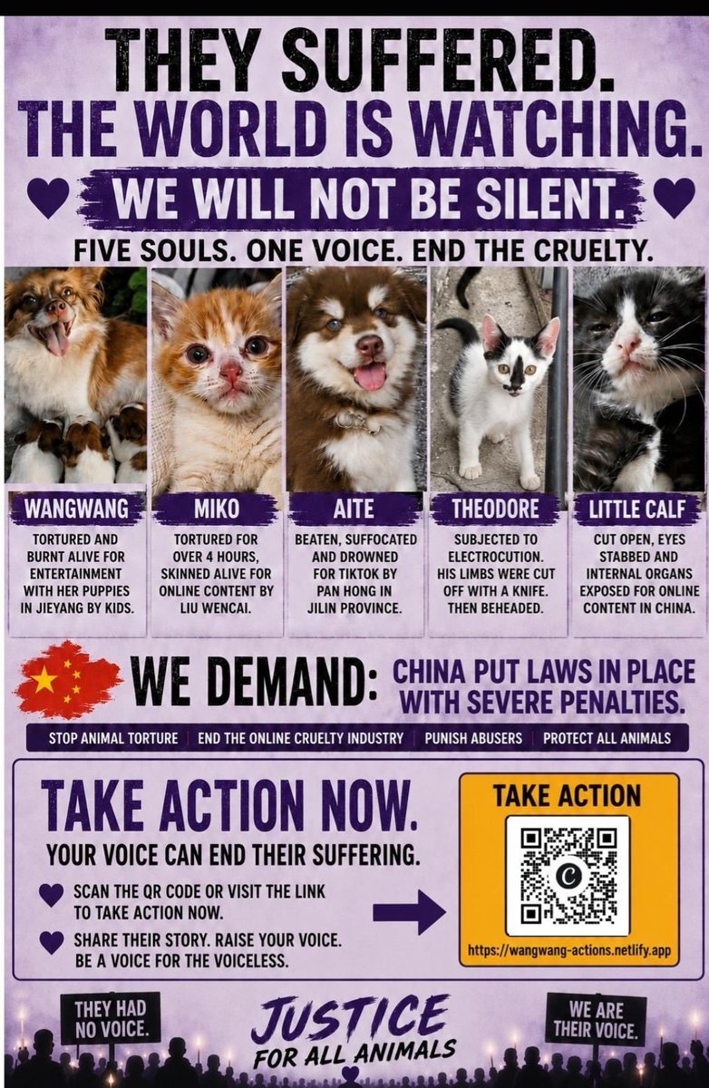 PhaedraXTeddy's tweet photo. 🆘 @realDonaldTrump Please gift #XiJinPing your historic #PACTAct so that he can copy and protect Chinese animals from sick #MadeInChina animal crush videos.
https://t.co/eOuqjxh0Jh… https://t.co/7CzvXIqs2K