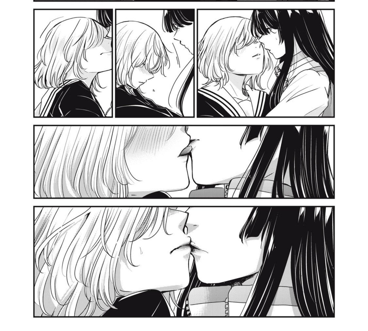 ruanmeiliu's tweet photo. saki finally initiated to kiss kanon oh my baby 😭 https://t.co/iKU4HSByJ2