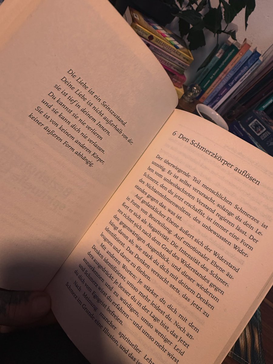 VilmaGephardt's tweet photo. Liebe ist ein Seinszustand. Sie liegt tief in dir, ist immer da und kann weder verloren gehen noch dich verlassen. Sie hängt von keinem Menschen und keiner äußeren Form ab. Buchtipp: Eckhart Tolle – Leben im Jetzt. Sehr schön geschrieben. Gönnt es https://t.co/KYJtqRQj2w