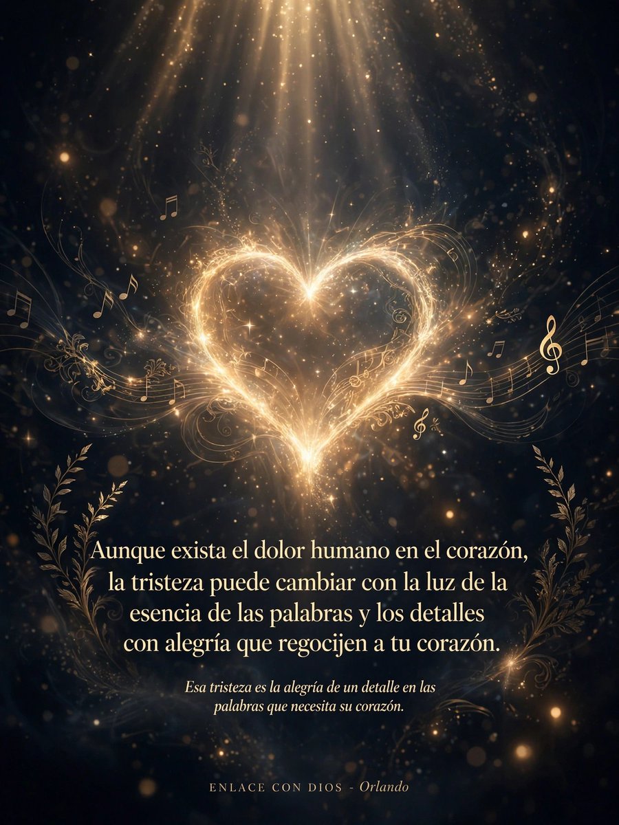 ENLACECONDIOS1's tweet photo. AUNQUE EXISTA EL DOLOR HUMANO EN EL CORAZÓN,
LA TRISTEZA PUEDE CAMBIAR CON LA LUZ DE LA ESENCIA DE LAS PALABRAS Y LOS DETALLES, CON LA ALEGRÍA QUE REGOCIJEN A TU CORAZÓN..!!
#Diosentrenosotros
#Enlaceespiritual
#Luzinterior https://t.co/ywQSNMWNYT