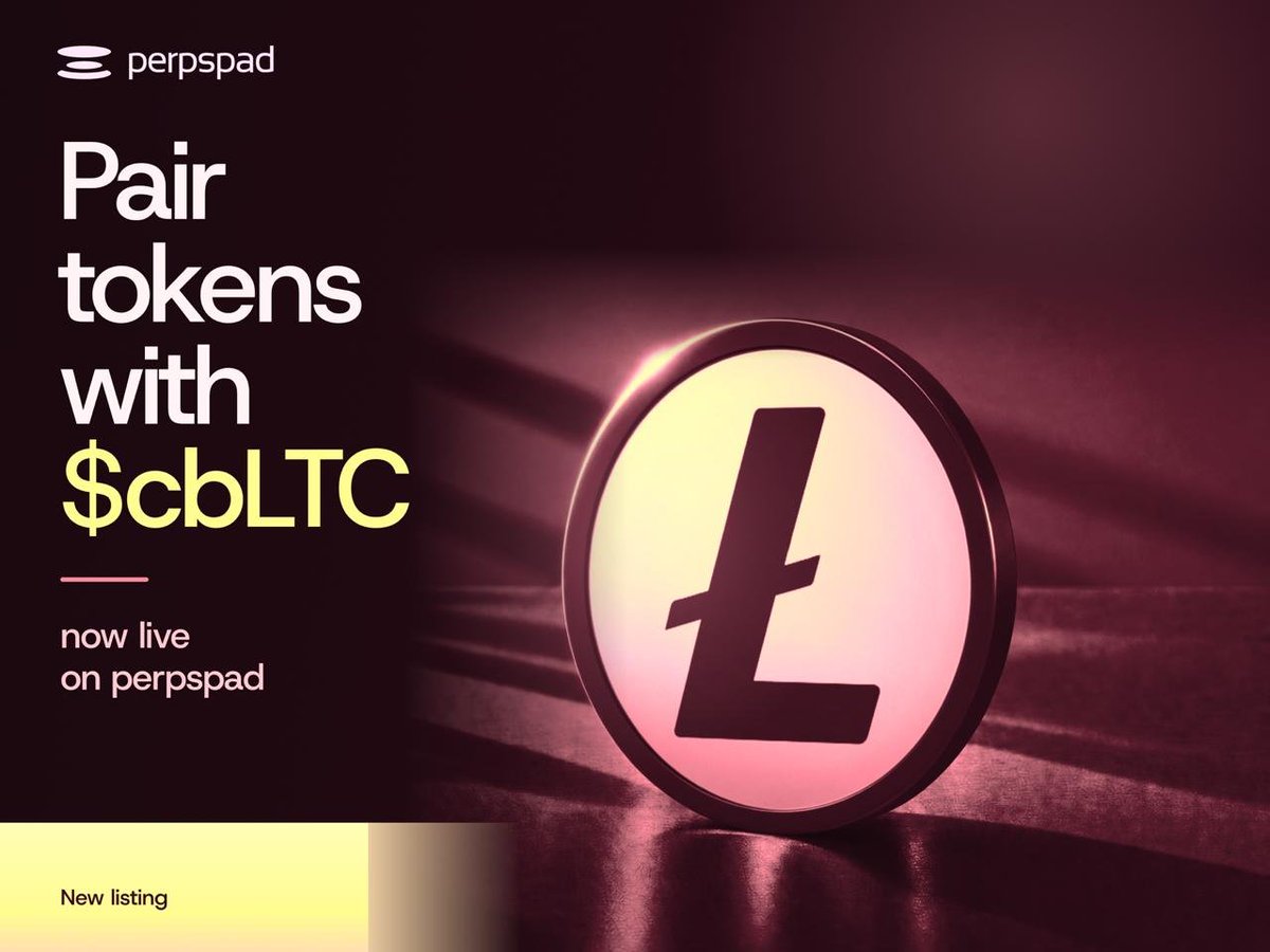 PerpsPadfun's tweet photo. you can now pair tokens with $cbLTC on @PerpsPadfun 

powered by @sunrise https://t.co/EeRy0Y0wAV