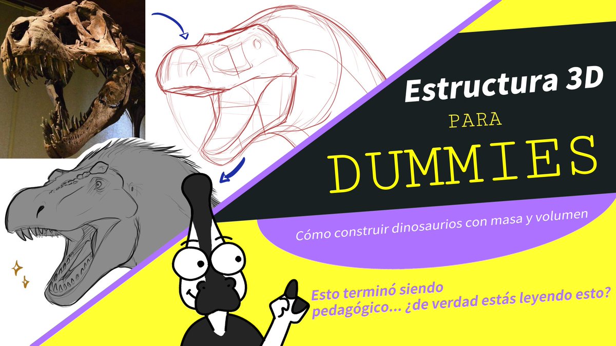 FuzzyCat_CB2's tweet photo. Bueno comparto esto acá, al final más que un tutorial, quedó como un podcast, pero me gustó parodiar la miniatura: #art #paleoart 
https://t.co/jC66kp8TFi https://t.co/Gn6NCcKnwe