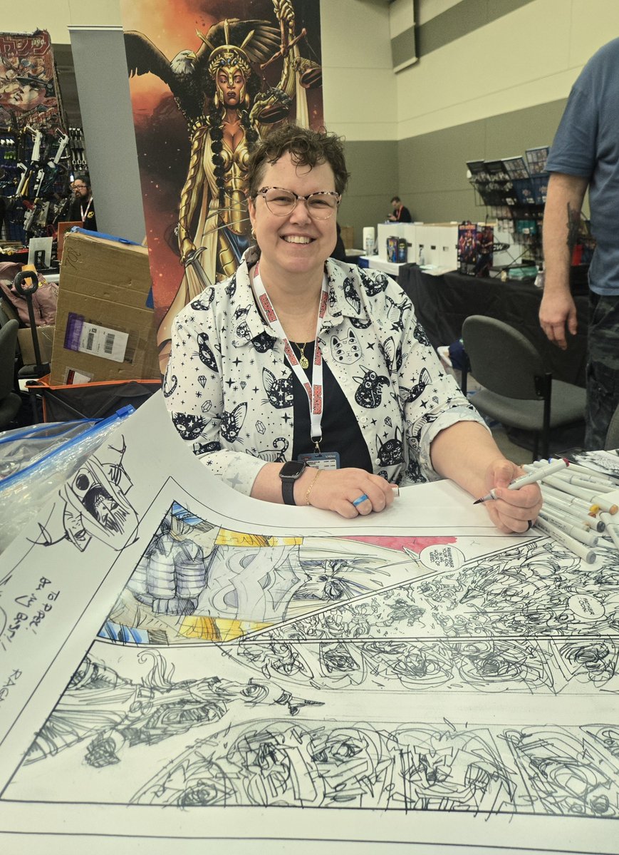 heroinitiative's tweet photo. Laura Martin’s colors have brought Nubia: Queen of the Amazons, Hulk, and Eniac to life. Meet the award-winning colorist at booth 1701 during @baltimorecomics. 

#BeTheHero #BCC2026 https://t.co/BA6JptshMk