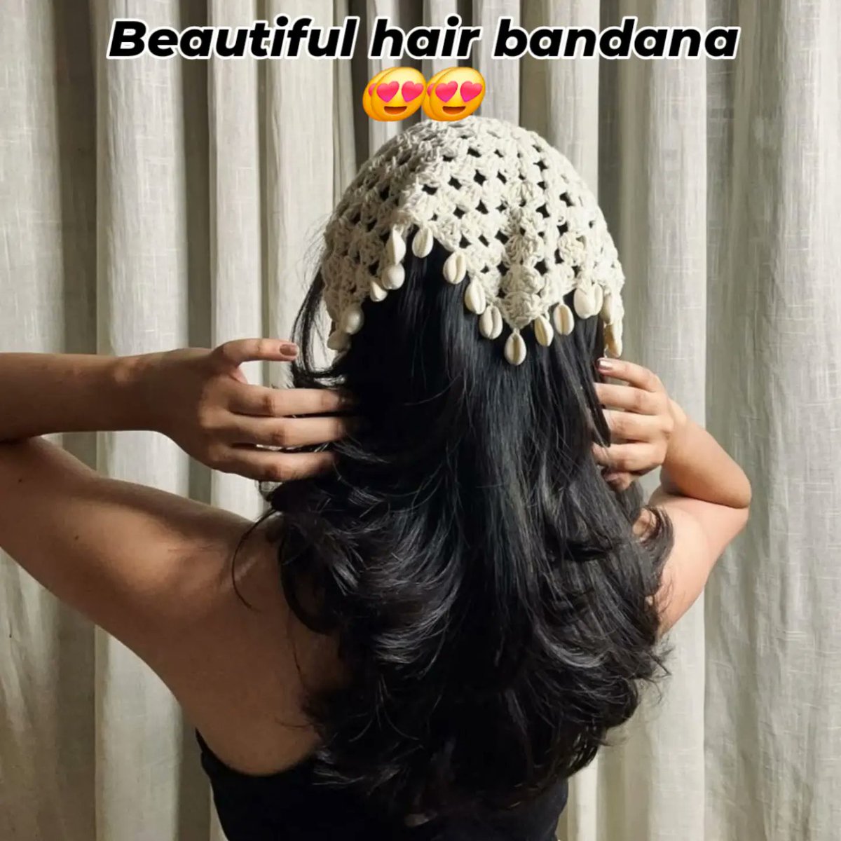SabraAlber0dz's tweet photo. Good morning! Crochet hair bandanas are available in many colors and can be customized in your favorite style. DM to order. https://t.co/gx7D4UaoJ8