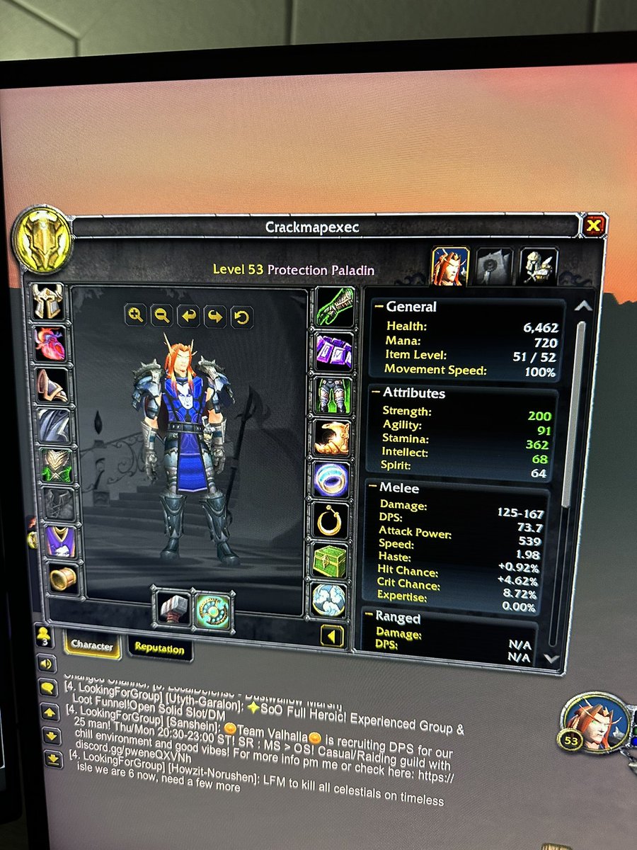 Serx_mc's tweet photo. No se si hace mucho que anunciaron el WoW: Forever… pero el quitarme la espinita subiendo un PJ en MoP esta comiéndome la vida, a la que salga forever se me terminara ver la luz del sol https://t.co/OcpCOeuIm9