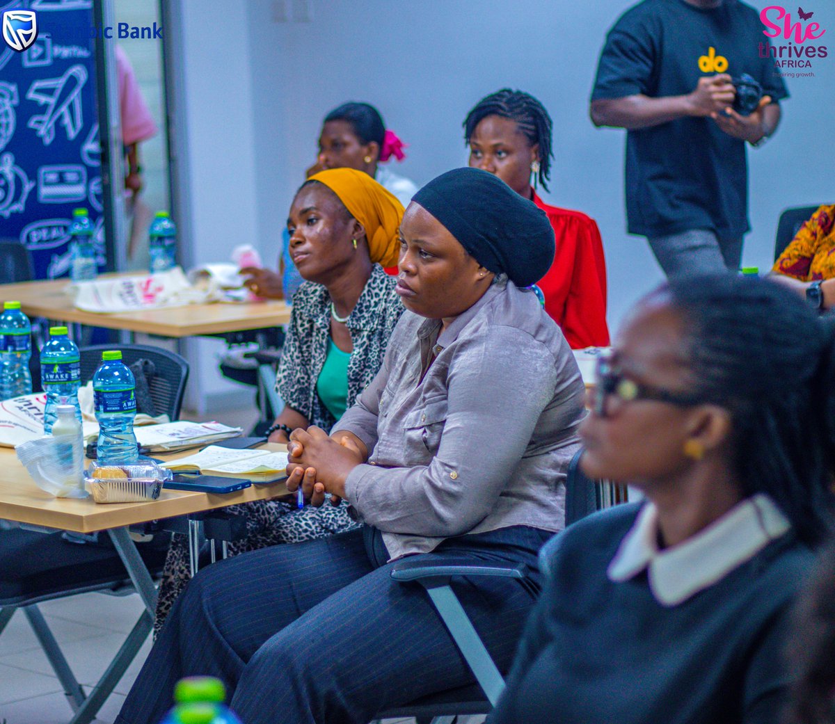 yesshethrives's tweet photo. Day One of the #SheThrives Founders Fellowship was an inspiring start for #Founding24!
Here are a few highlights from an exciting first day.
#SheThrivesAfrica #WomenInBusiness #FemaleFounders #FoundersFellowship #SBIncubator
@SBIncubatorGH https://t.co/6uqM6bRV7e
