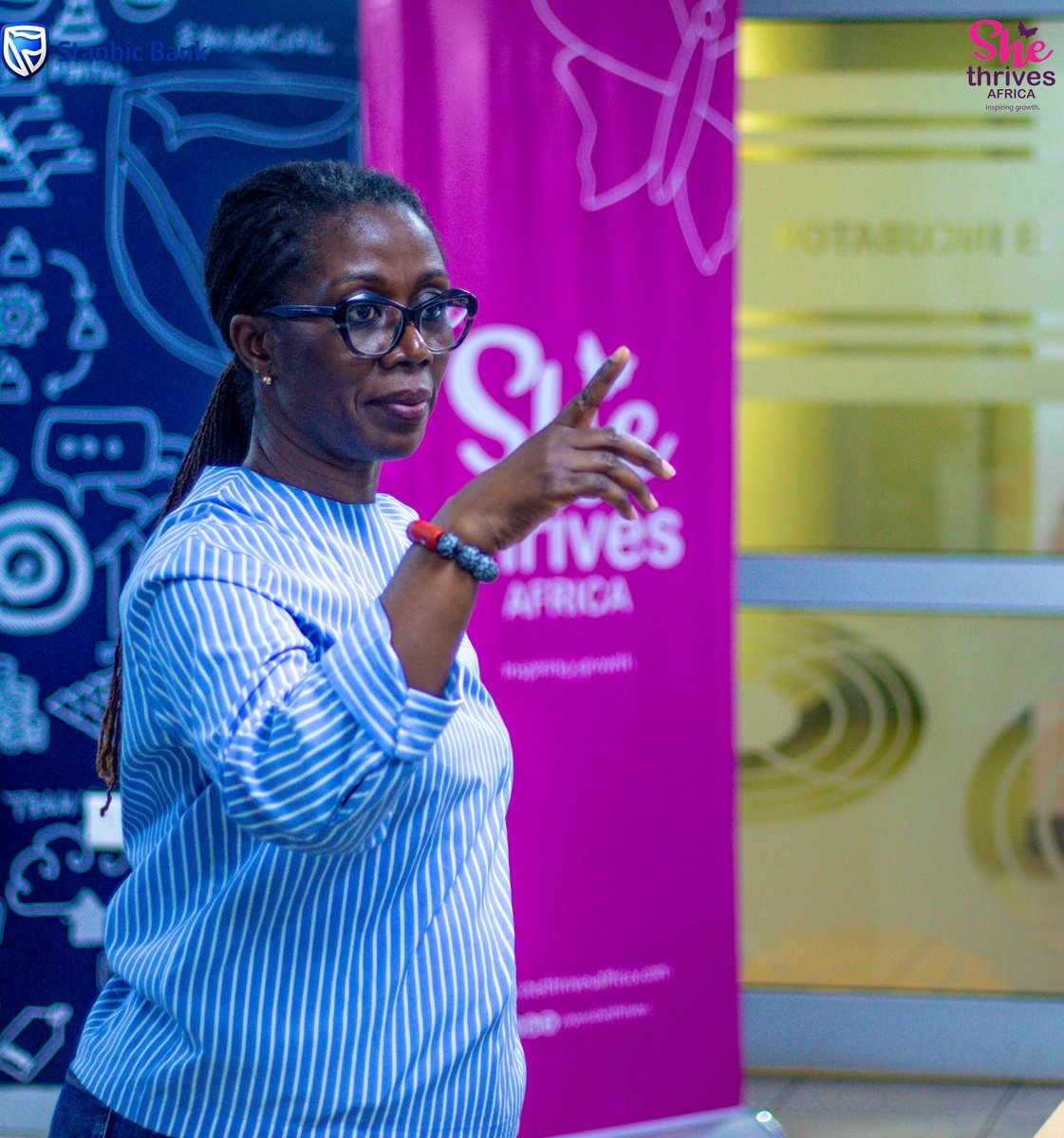 yesshethrives's tweet photo. Day One of the #SheThrives Founders Fellowship was an inspiring start for #Founding24!
Here are a few highlights from an exciting first day.
#SheThrivesAfrica #WomenInBusiness #FemaleFounders #FoundersFellowship #SBIncubator
@SBIncubatorGH https://t.co/6uqM6bRV7e