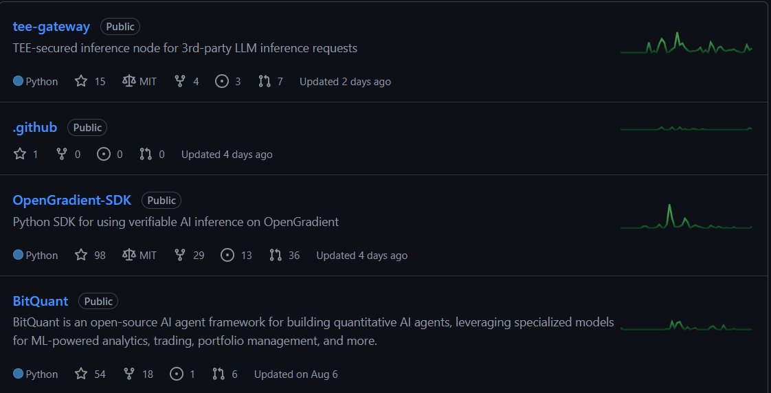 0xTurtleC's tweet photo. @OpenGradient has already built more than most AI x crypto projects ever get to.

A working Model Hub.

A public SDK.

TEE-secured inference infrastructure.

x402 payments using base:0xfbc2051ae2265686a469421b2c5a2d5462fbf5eb.

Consumer products like DreamFort and BitQuant.

And the latest dashboard snapshot I checked showed nearly 1M inference transactions, 387K+ x402 transactions and more than 4,400 models.

The interesting part is that development didn't slow down after TGE either.

Their TEE gateway was updated again in September. The SDK was still being worked on. DreamFort shipped MiniMax H3, Extend Video and Edit Video within the same month.

So when I looked deeper into OpenGradient, the first thing I found wasn't a dead AI token trying to survive on narrative.

It was a project that is still building.

But that is only half of the story.

Because the deeper I went, the more obvious the gap became between what OpenGradient has built and what the network has actually proven.

Their own documentation still describes the core network as Testnet.

Onchain ML inference is still under development.

And even though the Foundation previously said all five base:0xfbc2051ae2265686a469421b2c5a2d5462fbf5eb utilities were operational at TGE, the staking portal still says:

"OPG staking isn't live yet."

That contradiction matters.

Then there is adoption.

OpenGradient has real inference activity, but the latest app distribution I could verify was roughly:

DreamFort: 54%
BitQuant: 45%
Other: 1%
That means around 99% of tracked inference is still coming from products inside the OpenGradient ecosystem itself.
I don't think that makes the activity fake.

Actually, I think the strategy makes sense.

Build your own applications first.
Create demand for your infrastructure.
Use that demand to bootstrap the network.

The real test comes after that.

Can OpenGradient turn first-party usage into third-party demand?
Because if "Other" goes from 1% to 10%, then 20%, then 30%+, OpenGradient starts looking very different.
At that point, it is no longer just a team building good AI products on top of its own infrastructure.

It starts becoming infrastructure other developers actually need.

And that is where the token thesis becomes much more interesting.

base:0xfbc2051ae2265686a469421b2c5a2d5462fbf5eb already has something many AI tokens still don't have: utility connected directly to usage.

Its x402 inference flow can use OPG as payment.

But utility alone isn't enough.

What I still want to see is how much economic value that usage actually creates.

How much OPG is being paid per inference?

How much reaches validators or operators?

How much is captured by the protocol?

How much gets locked instead of immediately returning to the market?

Those numbers are still the missing piece.

Then tokenomics starts to matter.

The current unlock pace is around 8M OPG per month, but April 2027 is the date I care about more.

That is when contributor and investor cliffs begin and monthly unlocks increase significantly.

So OpenGradient is effectively racing against its own supply schedule.

It needs external adoption, staking and a more mature network before dilution becomes heavier.

And only after looking at all of that does the current valuation become interesting.

base:0xfbc2051ae2265686a469421b2c5a2d5462fbf5eb is trading around the $0.12 area, with a circulating market cap of roughly $29M, after spending months far below its post-TGE highs.

So the setup isn't simply:

"OPG is down, therefore it is cheap."

My thesis is different.

The project has progressed faster than the token thesis.

The technology is real.
The team is still shipping.
The infrastructure is being used.
The token already has a usage-linked payment function.

But external adoption is still weak.
Staking isn't fully live.
The native network is still not at the maturity level I want.
And heavier dilution is coming.

For me, three things would materially change the thesis:

Mainnet.

Live staking.
Third-party inference adoption.
If those three arrive before the April 2027 supply regime change, I would raise my conviction on base:0xfbc2051ae2265686a469421b2c5a2d5462fbf5eb significantly.
Until then:

Project > token.
And that gap between what OpenGradient has already built and what base:0xfbc2051ae2265686a469421b2c5a2d5462fbf5eb still needs to prove is exactly why I'm watching it.
NFA. Research first.

#TURTLEC #OPG