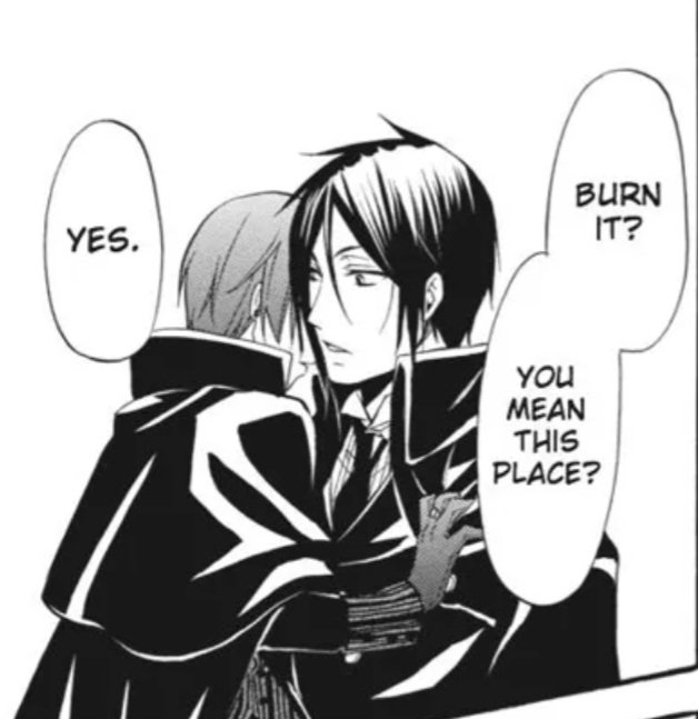 hxhheart's tweet photo. When Ciel ordered Sebastian to burn those kids, he wasn't seeing Children, he was seeing himself and the place he was in three years ago. When Ciel was captured by the cult, He said he would've rather died than living through that fate. But it still wasn't his choice to make. 1\4 https://t.co/l6a0dBEiIt